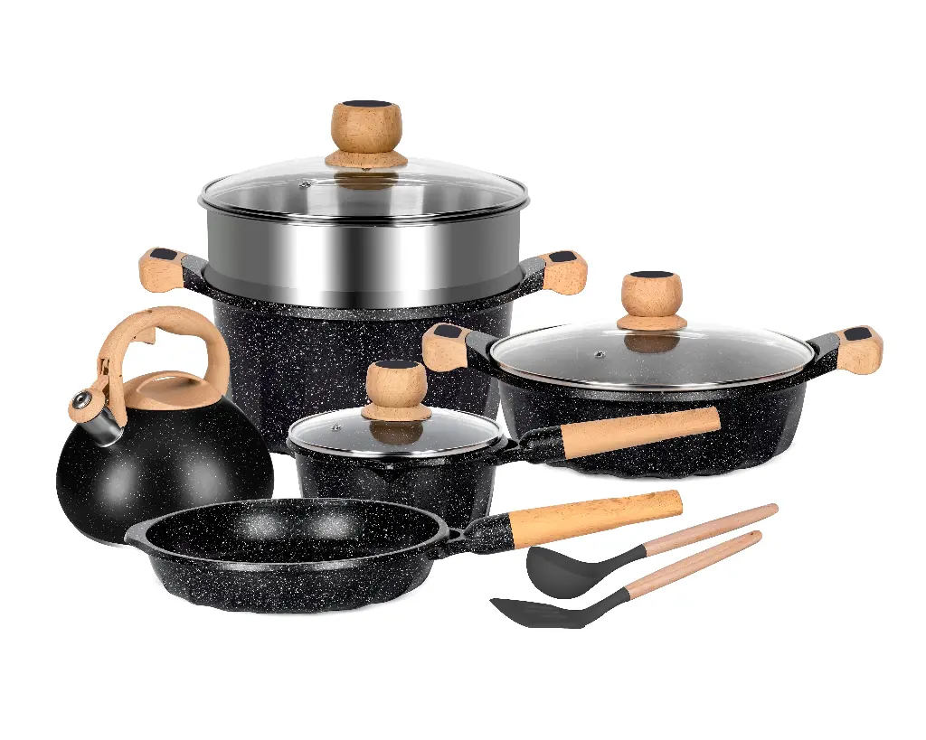 BATERIA DE COCINA 11 
PIEZAS ANTIADHERENTE