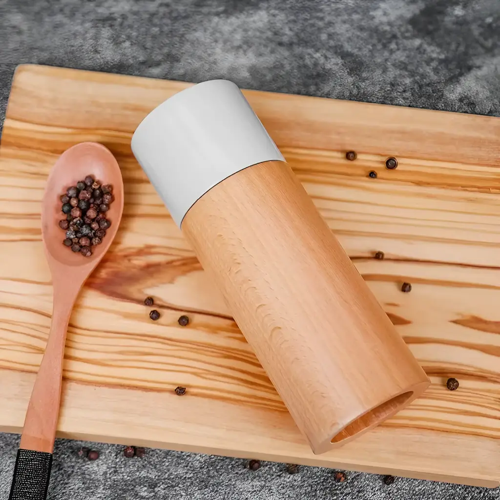 Molinillo redondo de sal y pimienta