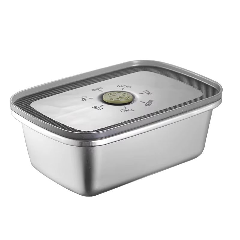 Contenedor acero inox 4 piezas