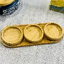 Portavasos en bambú