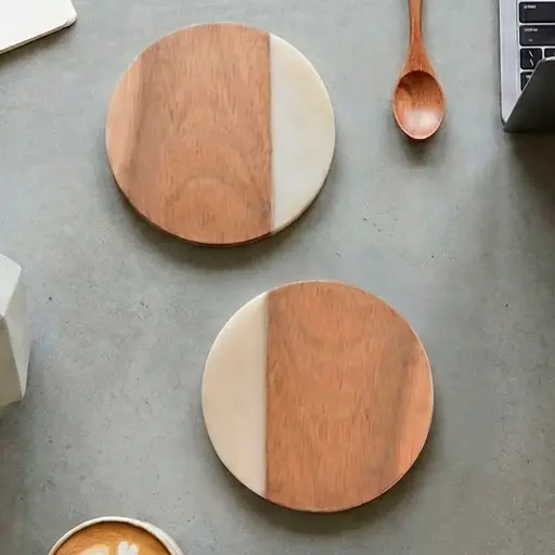 [3038-01] Posavasos para taza circulo 2 piezas