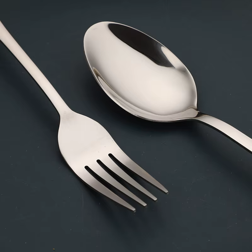 [002869-01] Juego de cubiertos 24 piezas plateado con estuche 
