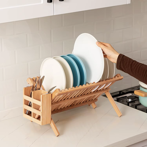 [003118] Organizador de Platos en bambú