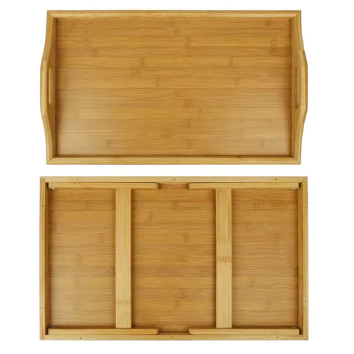 [3119] Mesa doblada bambú