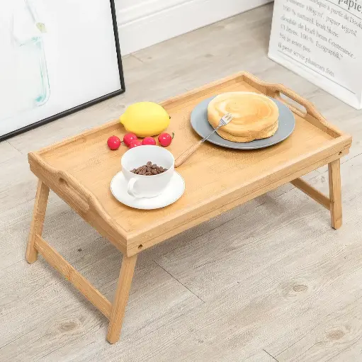 [003119] Mesa doblada bambú