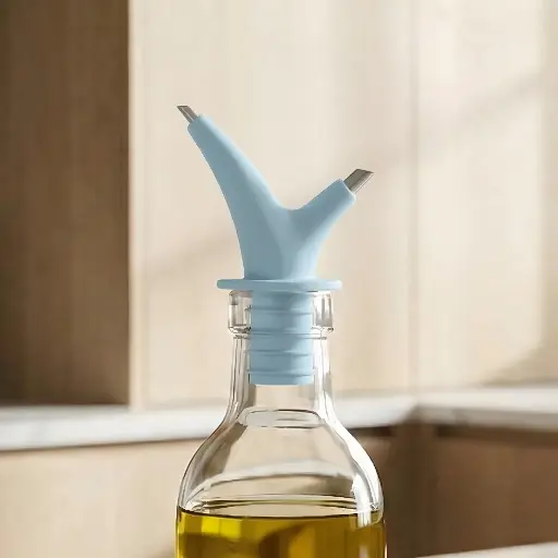 [3016] Dispensador de aceite azul